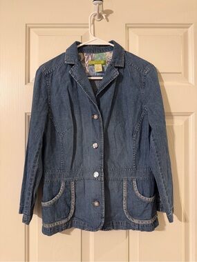 Sigrid Olsen Denim Blazer - size 6